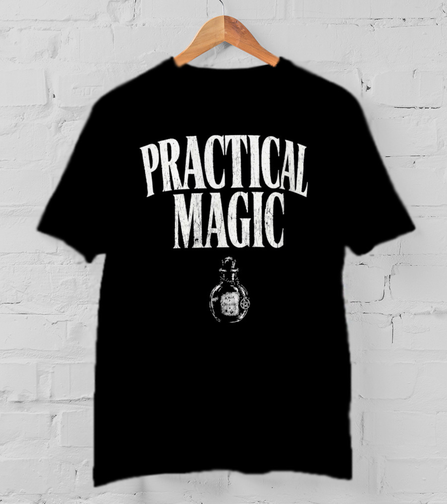Practical Magic Vintage Potion Bottle 2026 T-Shirt