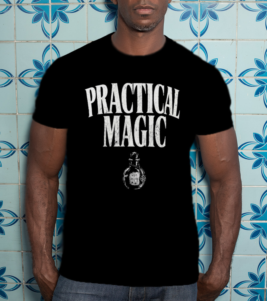 Practical Magic Vintage Potion Bottle 2026 T-Shirt