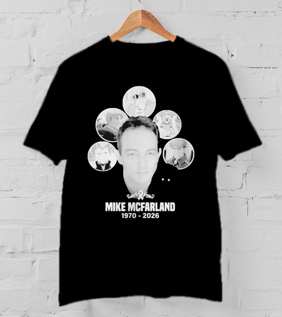Mike McFarland 1970 2026 Anime Characters T-Shirt