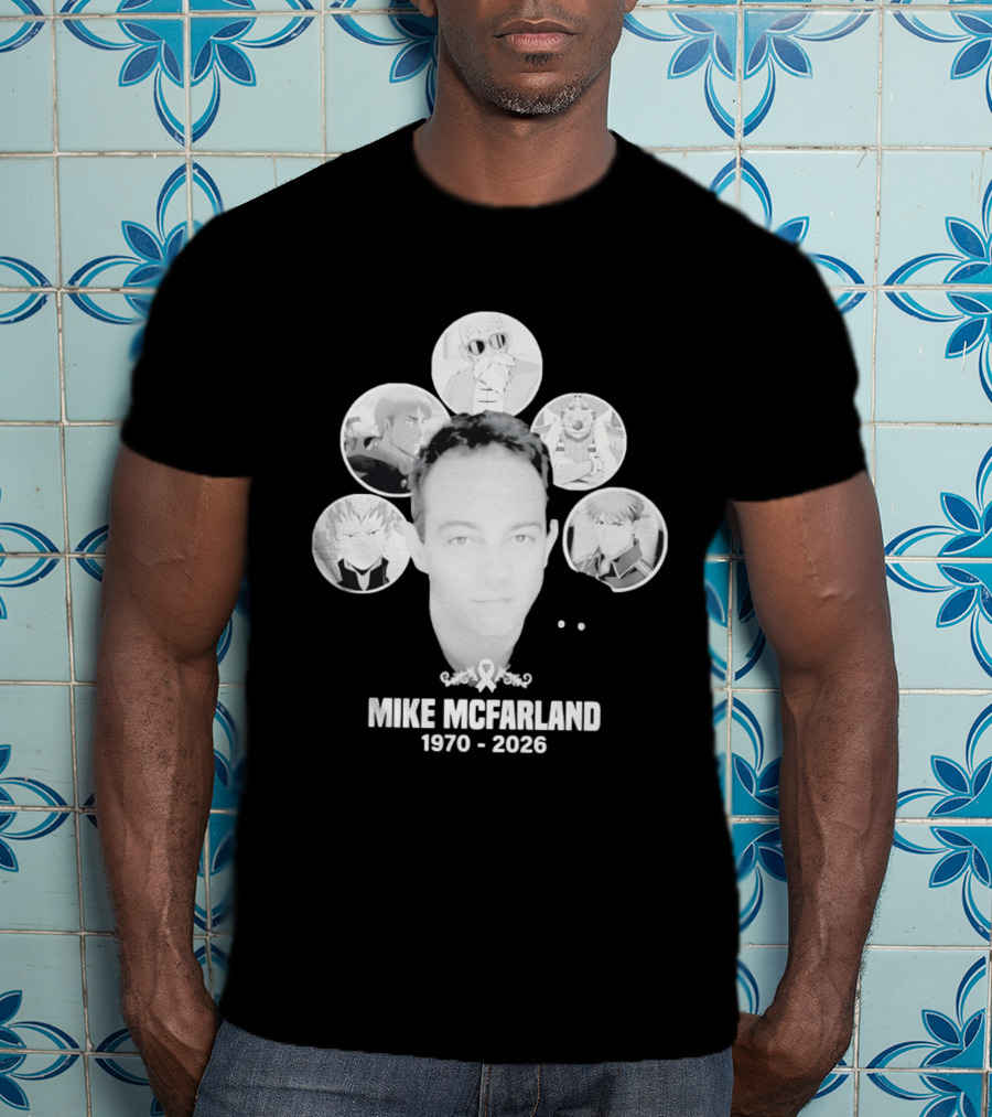 Mike McFarland 1970 2026 Anime Characters T-Shirt