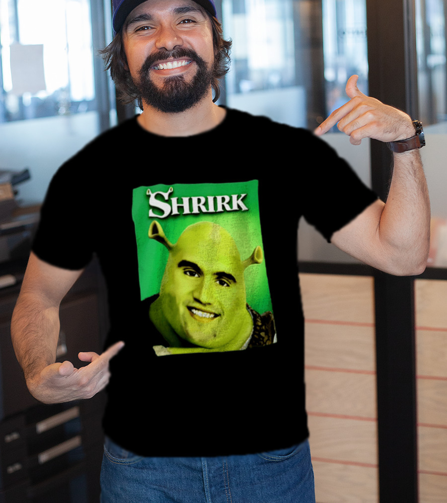 Shrirk Shrek Meme Face Swap Ogre T-Shirt