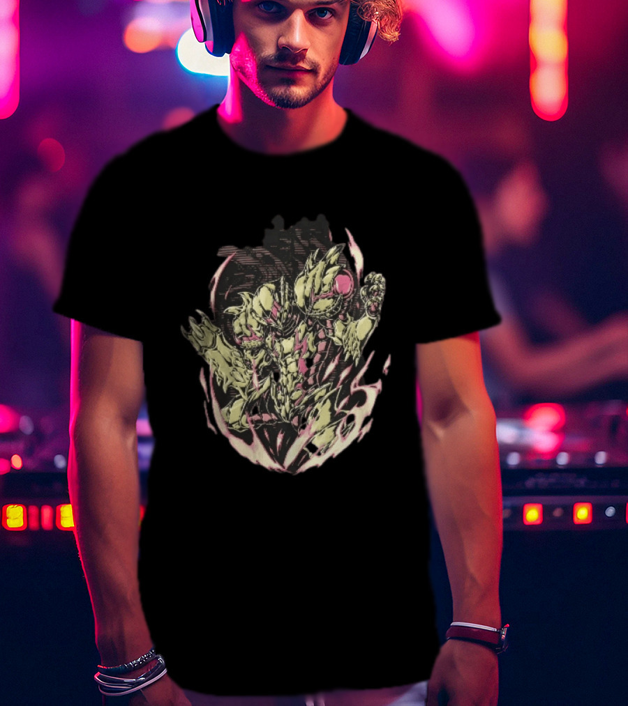 Metroid Samus Aran Suit Glowing Aura Halftone Powering Up T-Shirt