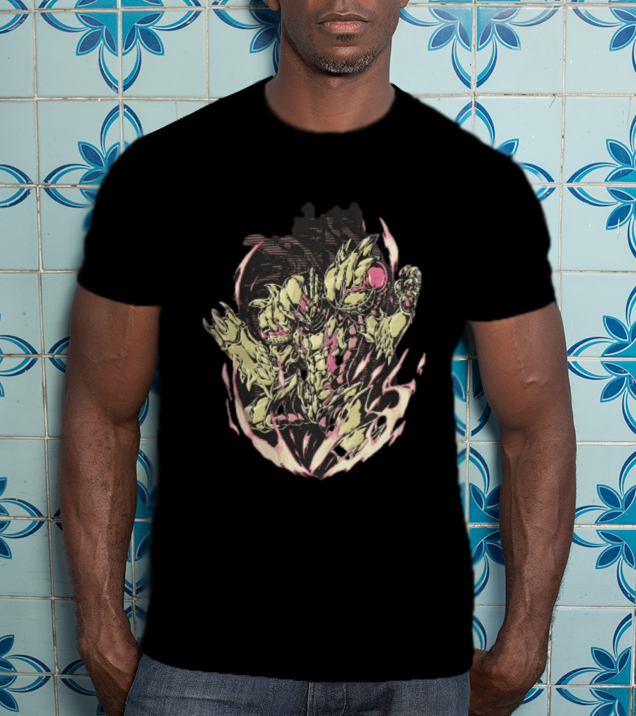 Metroid Samus Aran Suit Glowing Aura Halftone Powering Up T-Shirt