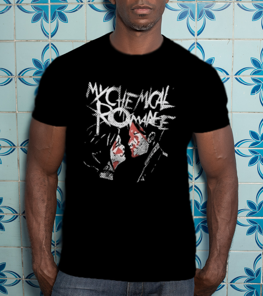 My Chemical Romance Bloody Romance Halftone T-Shirt