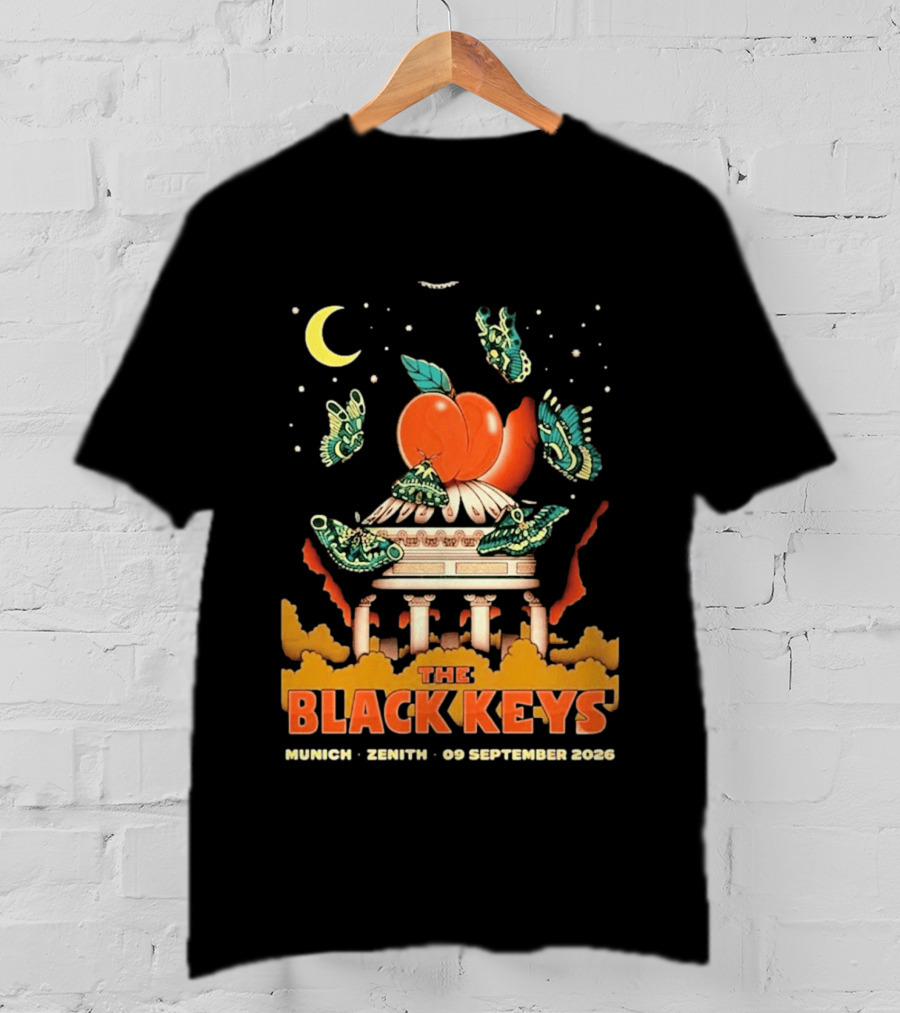The Black Keys Peaches N Kream World Tour Munich Zenith September 2026 T-Shirt