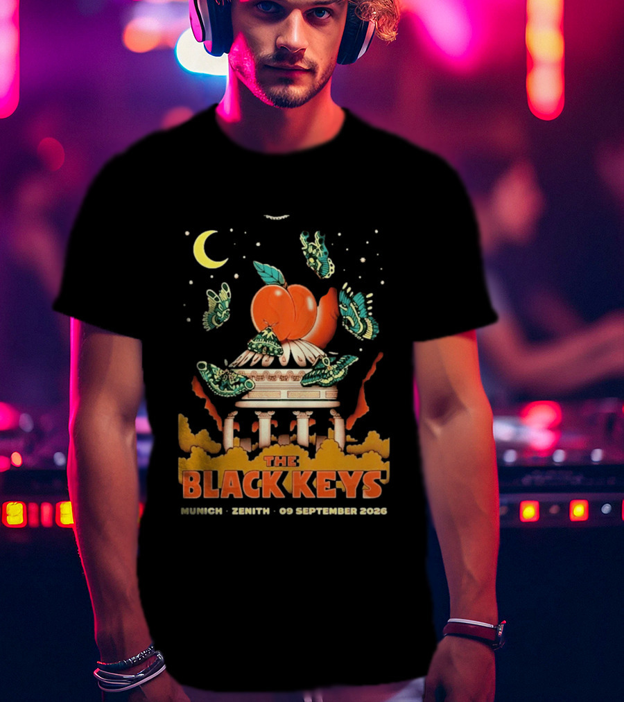 The Black Keys Peaches N Kream World Tour Munich Zenith September 2026 T-Shirt