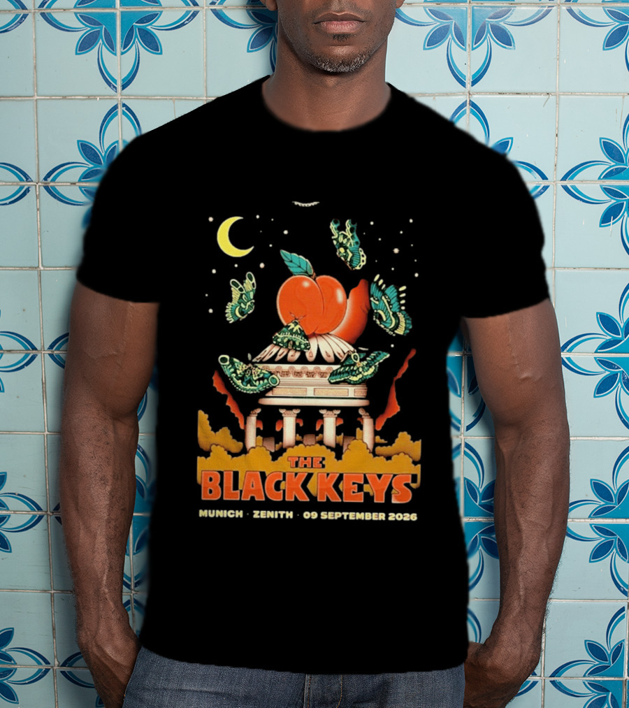 The Black Keys Peaches N Kream World Tour Munich Zenith September 2026 T-Shirt