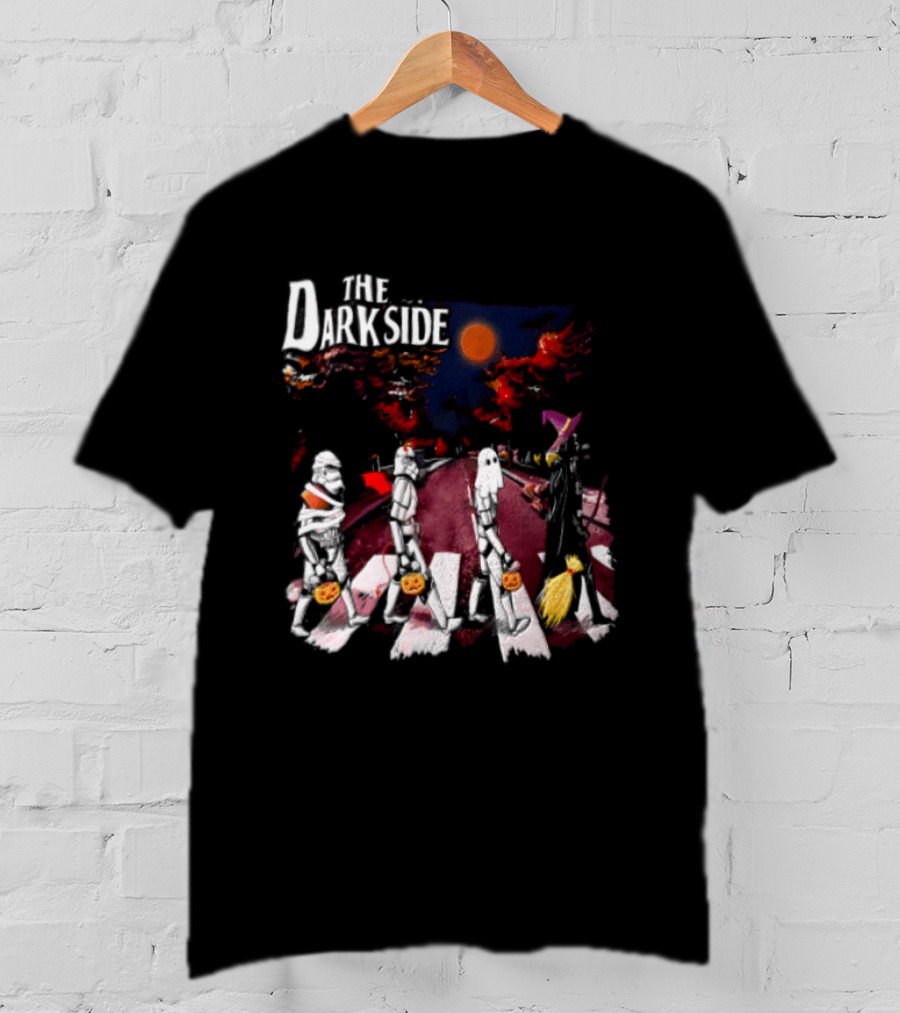The Dark Side Star Wars Stormtroopers Darth Vader Halloween Pumpkin Parade T-Shirt