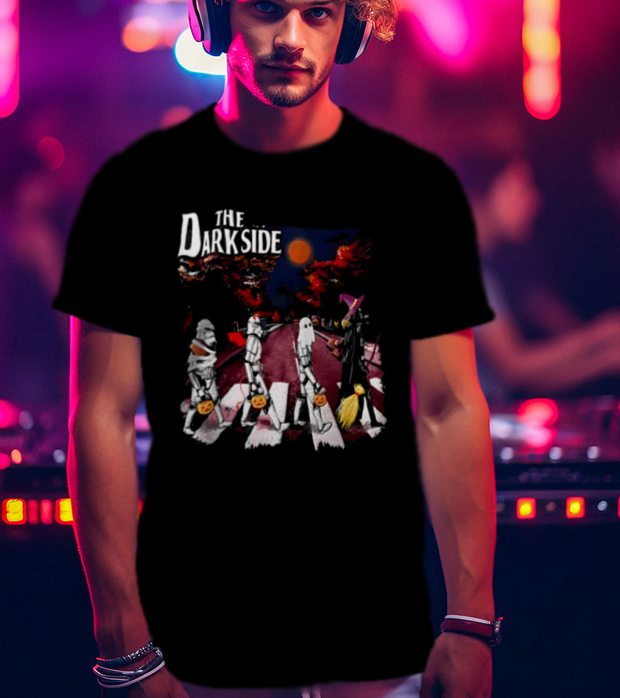 The Dark Side Star Wars Stormtroopers Darth Vader Halloween Pumpkin Parade T-Shirt