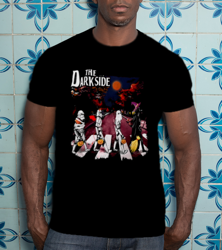 The Dark Side Star Wars Stormtroopers Darth Vader Halloween Pumpkin Parade T-Shirt