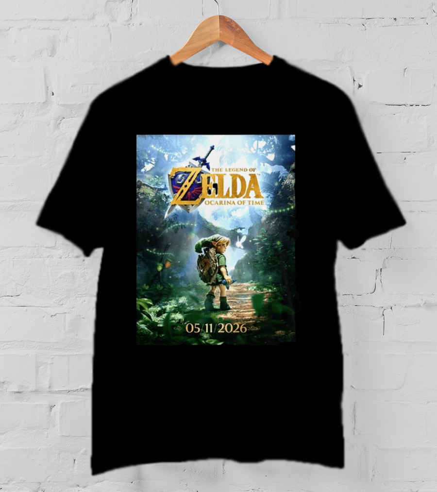 The Legend Of Zelda Ocarina Of Time 05/11/2026 Nitendo Switch 2 Release T-Shirt