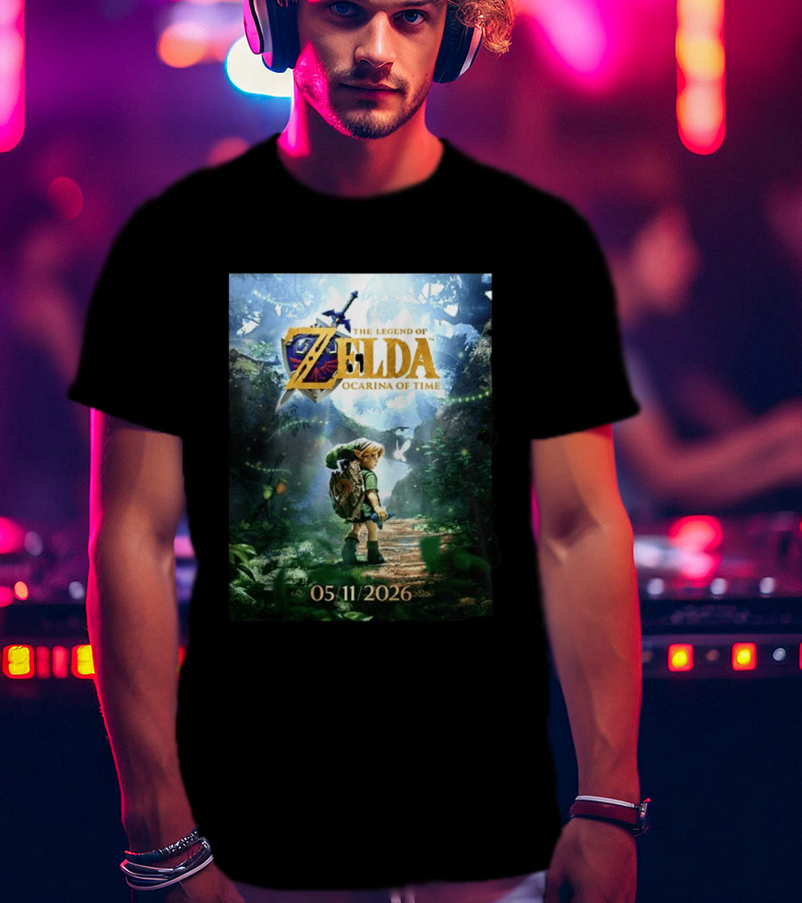 The Legend Of Zelda Ocarina Of Time 05/11/2026 Nitendo Switch 2 Release T-Shirt