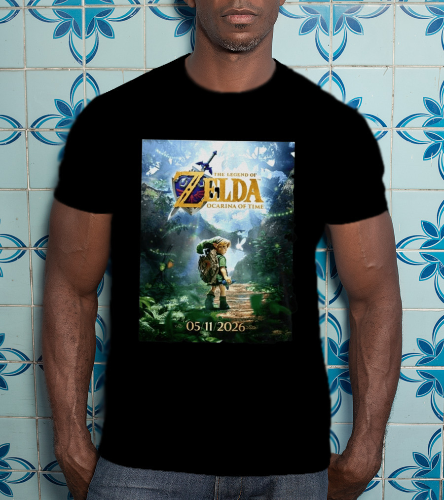 The Legend Of Zelda Ocarina Of Time 05/11/2026 Nitendo Switch 2 Release T-Shirt