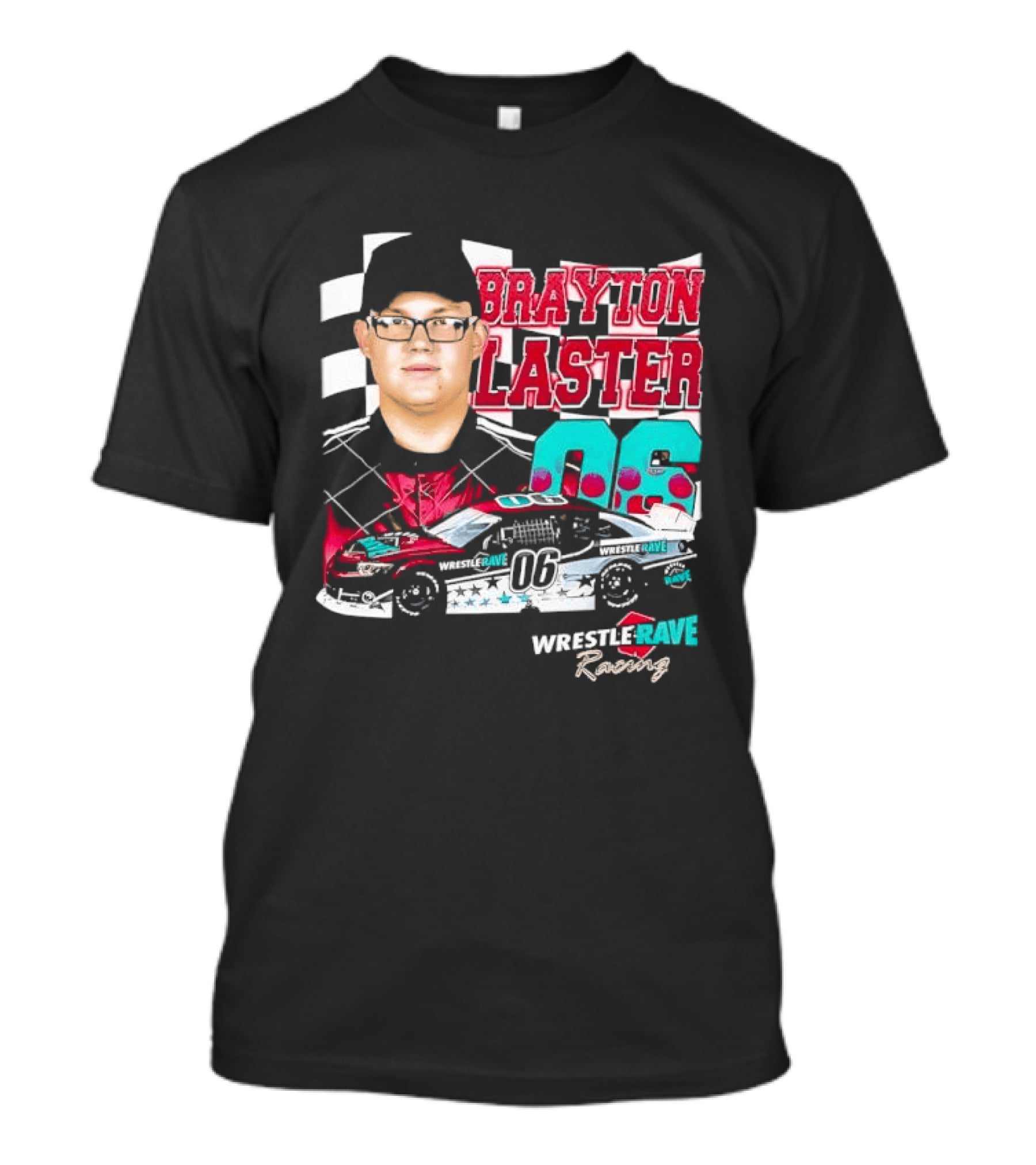 Brayton Laster Wrestle Rave Racing 06 Nascar T-Shirt