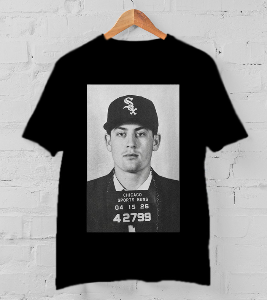 Tristan Peters Chicago Sports Bums Sam Antonacci White Sox Shot T-Shirt