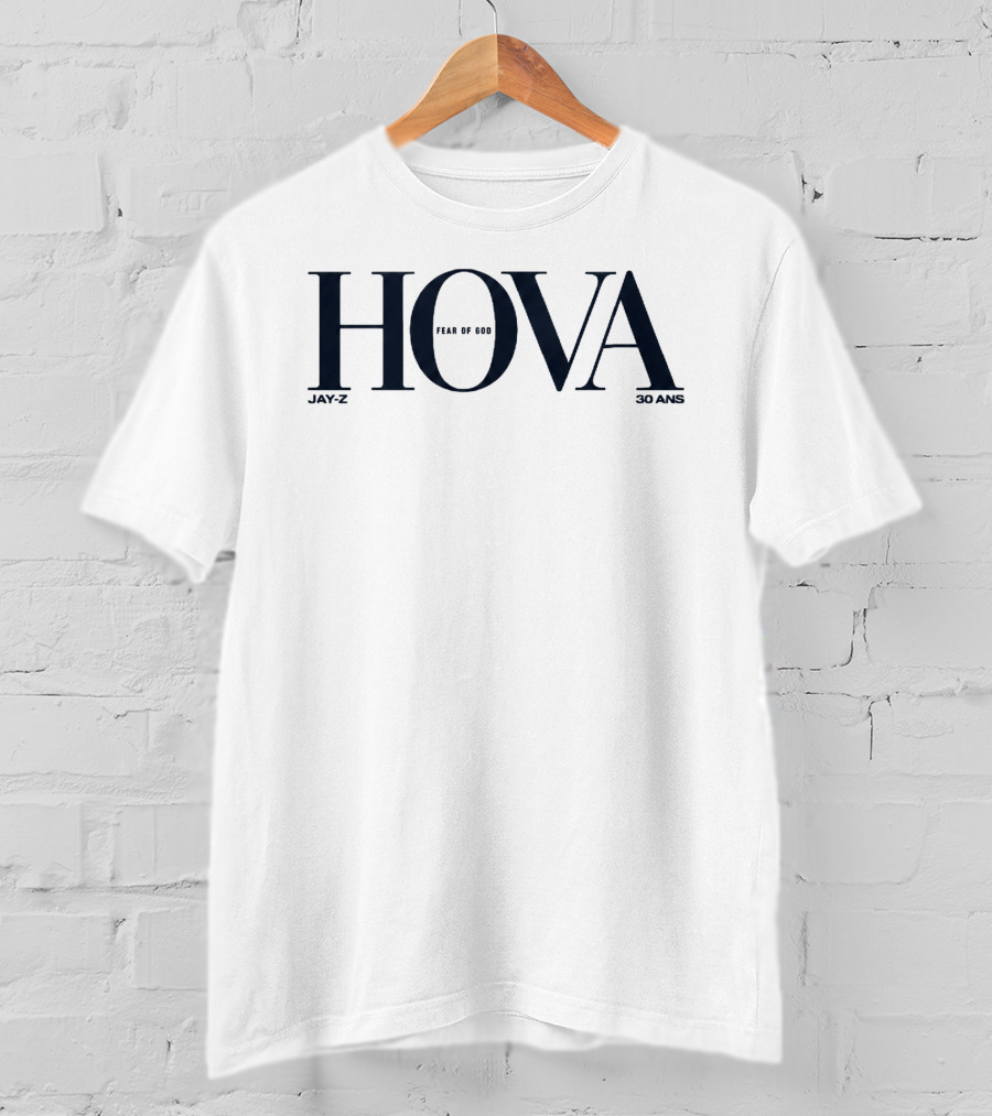 Jay Z Hova Fear Of God 30 Ans T-Shirt