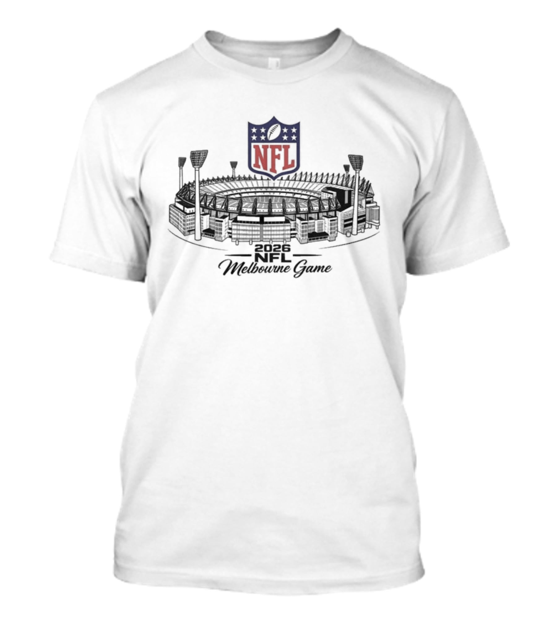 Melbourne Stadium NFL Game 2026 T-Shirt