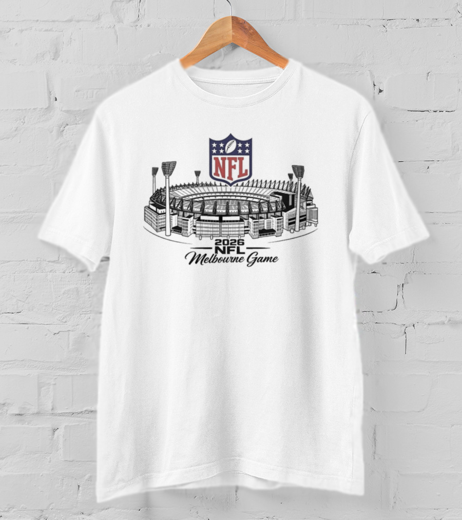 Melbourne Stadium NFL Game 2026 T-Shirt