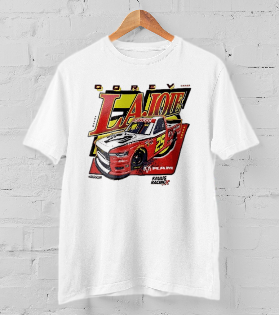 Corey Lajoie Number 25 Ram Truck Kaulig Racing Nascar T-Shirt