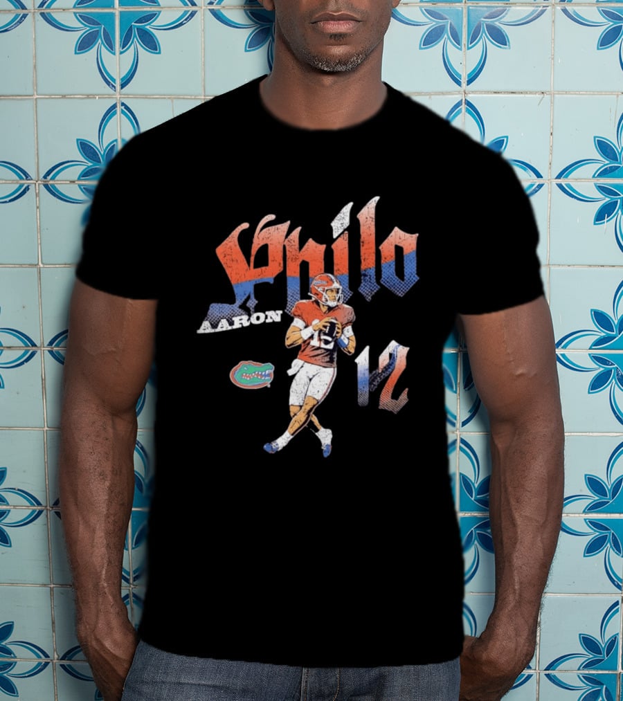 Aaron Philo No 12 Florida Gators Football Player T-Shirt