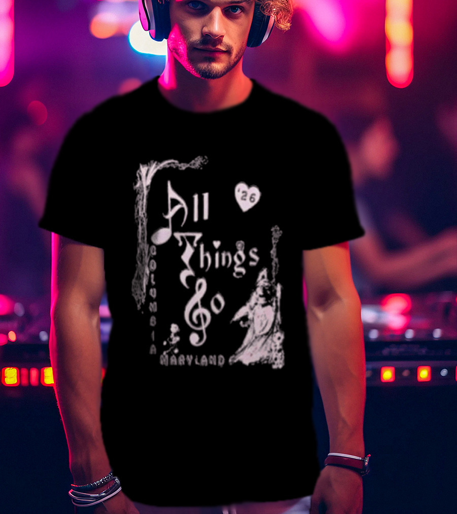All Things Go NYC Festival 2026 DC Garden Angel T-Shirt