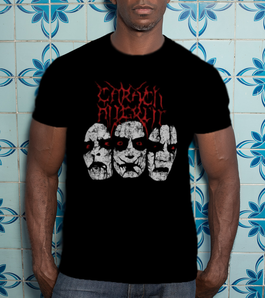 Carach Angren Horror Mask Trio Backstage Rock Store T-Shirt