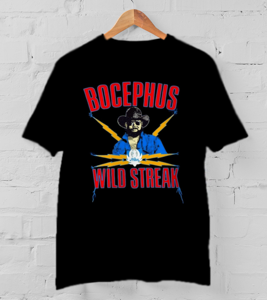 Bocephus Hank Wild Streak Electric Lightning Western T-Shirt