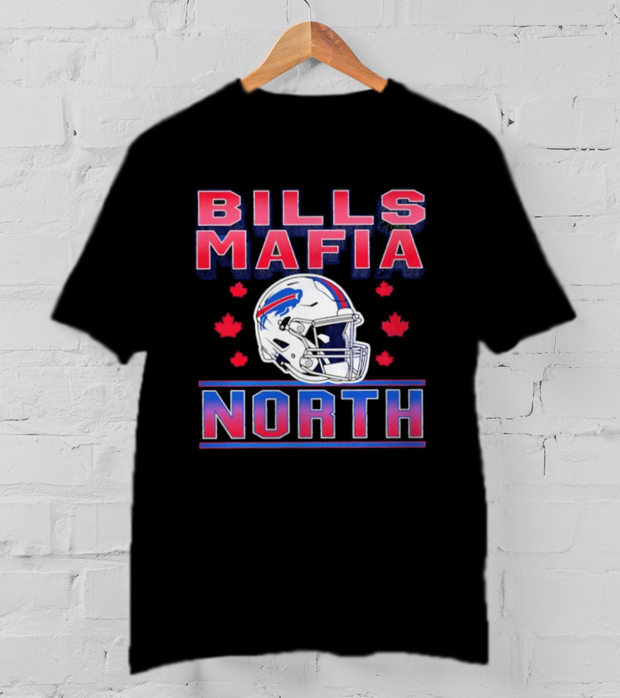 Bills Mafia North Helmet Canadian Fall Maple Leafs T-Shirt