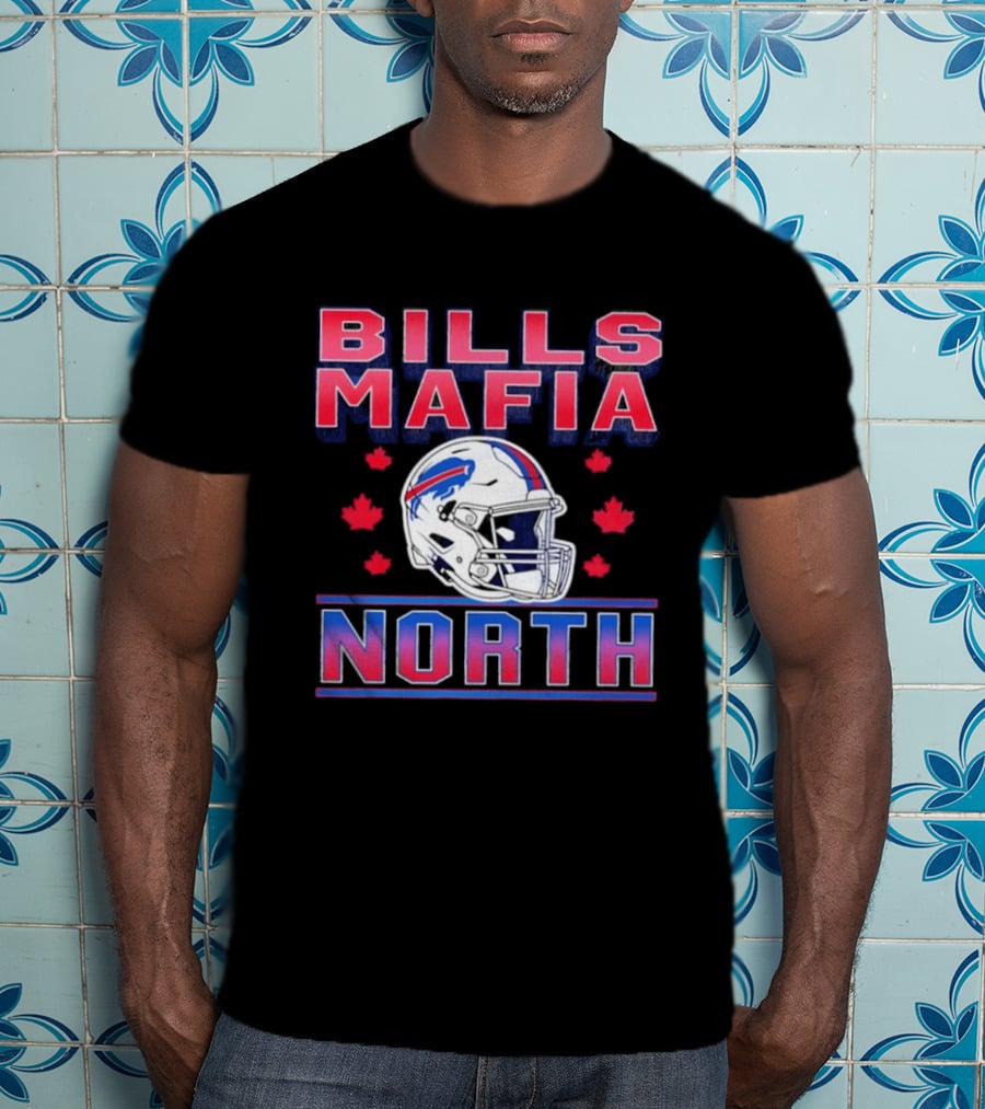 Bills Mafia North Helmet Canadian Fall Maple Leafs T-Shirt