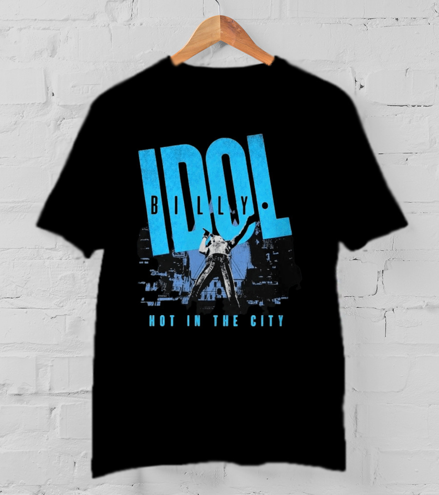 Billy Idol Hot In The City Las Vegas Show 2026 T-Shirt