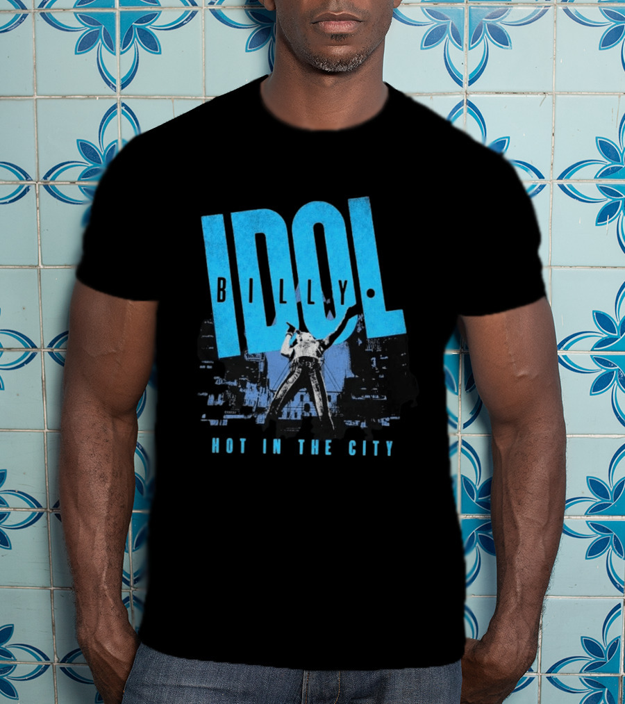 Billy Idol Hot In The City Las Vegas Show 2026 T-Shirt