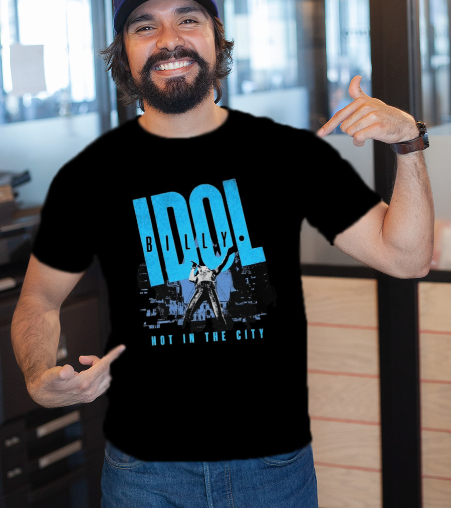 Billy Idol Hot In The City Las Vegas Show 2026 T-Shirt
