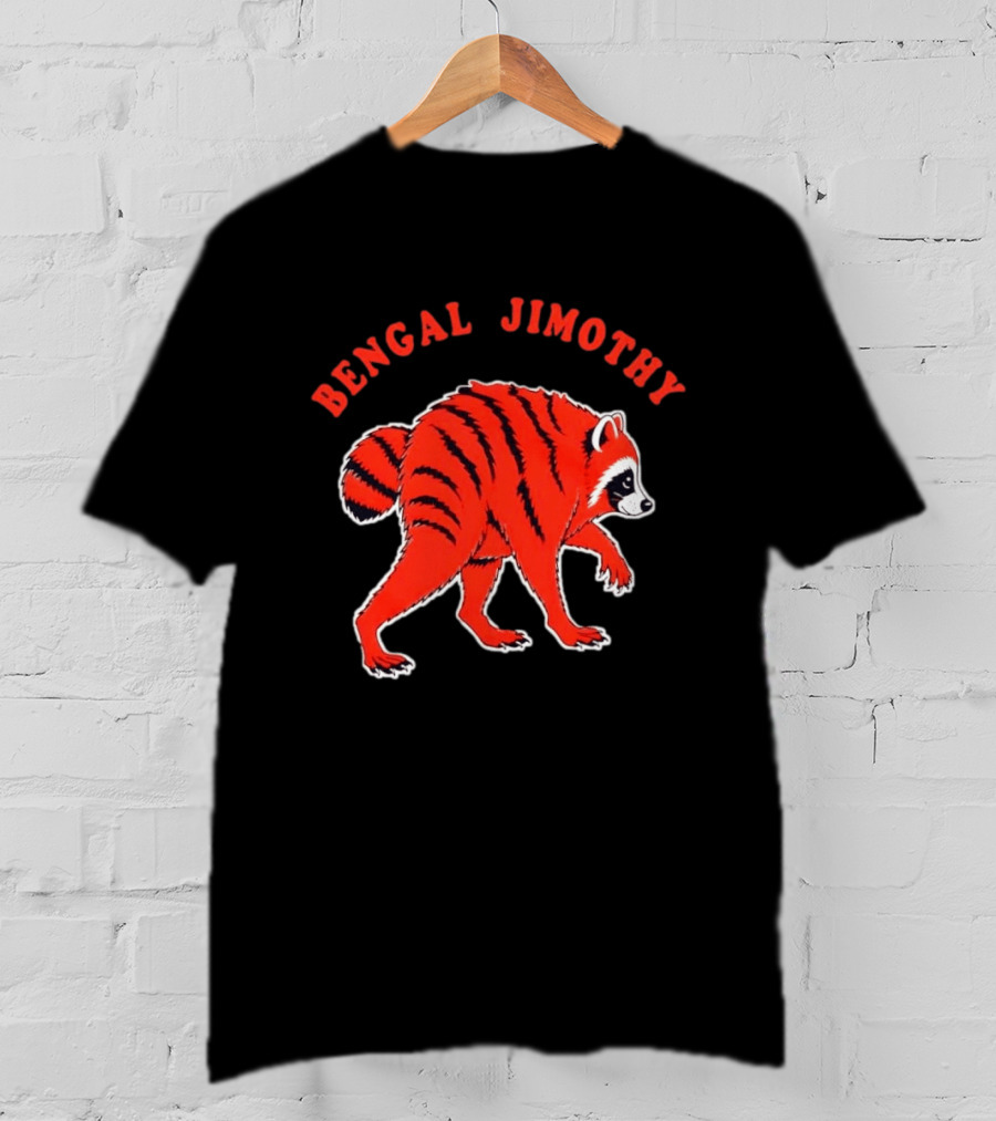 Bengal Jimothy Raccoon Cincinnati Bengals Fan T-Shirt