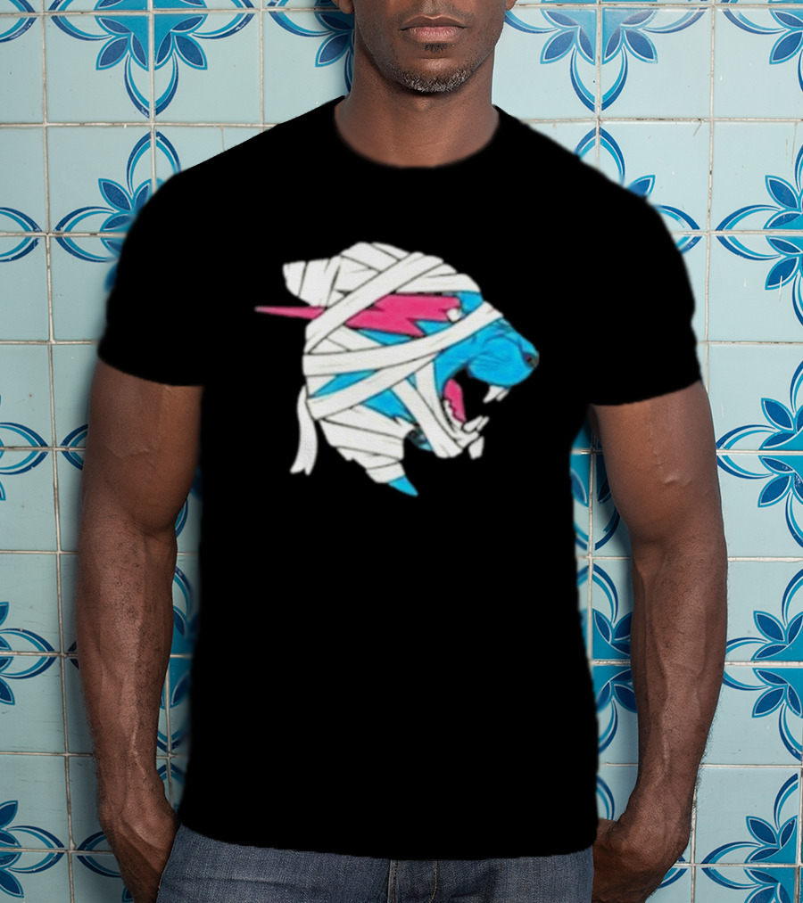 Mrbeast Mummy Panther Wrapped Beast Head T-Shirt