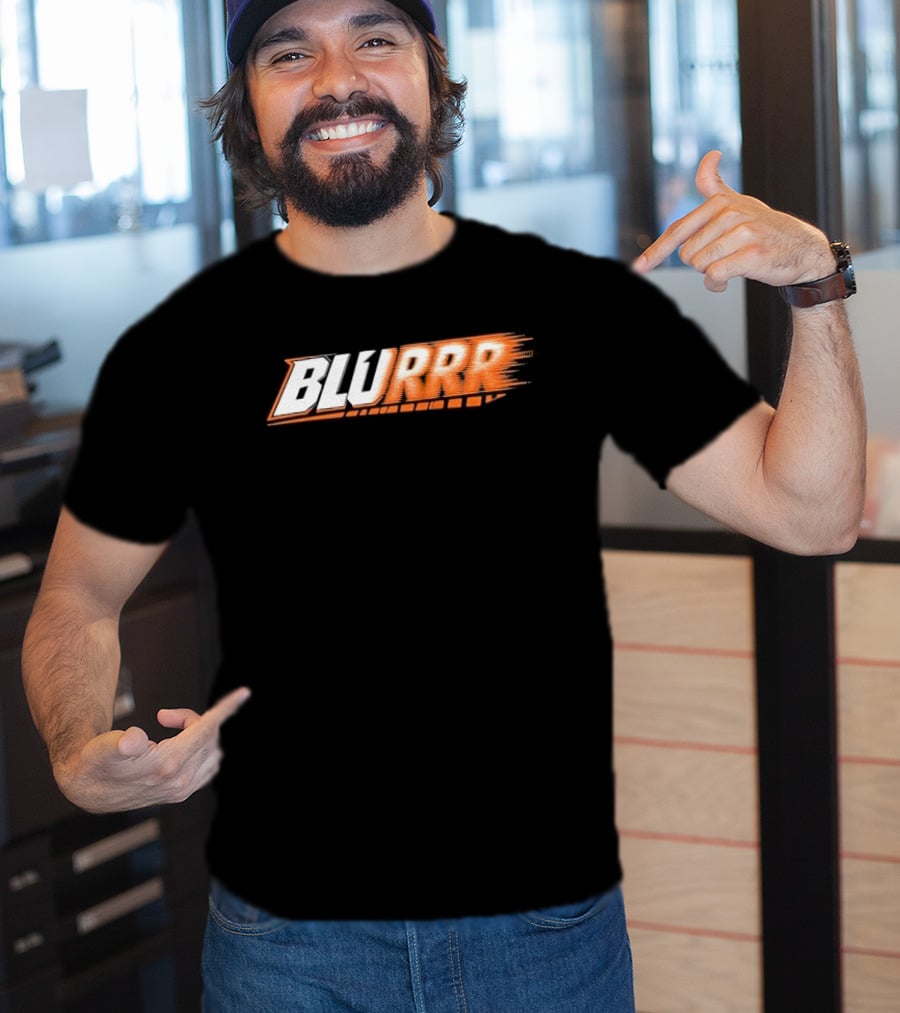 Cincinnati Bengals Blurrr Football T-Shirt