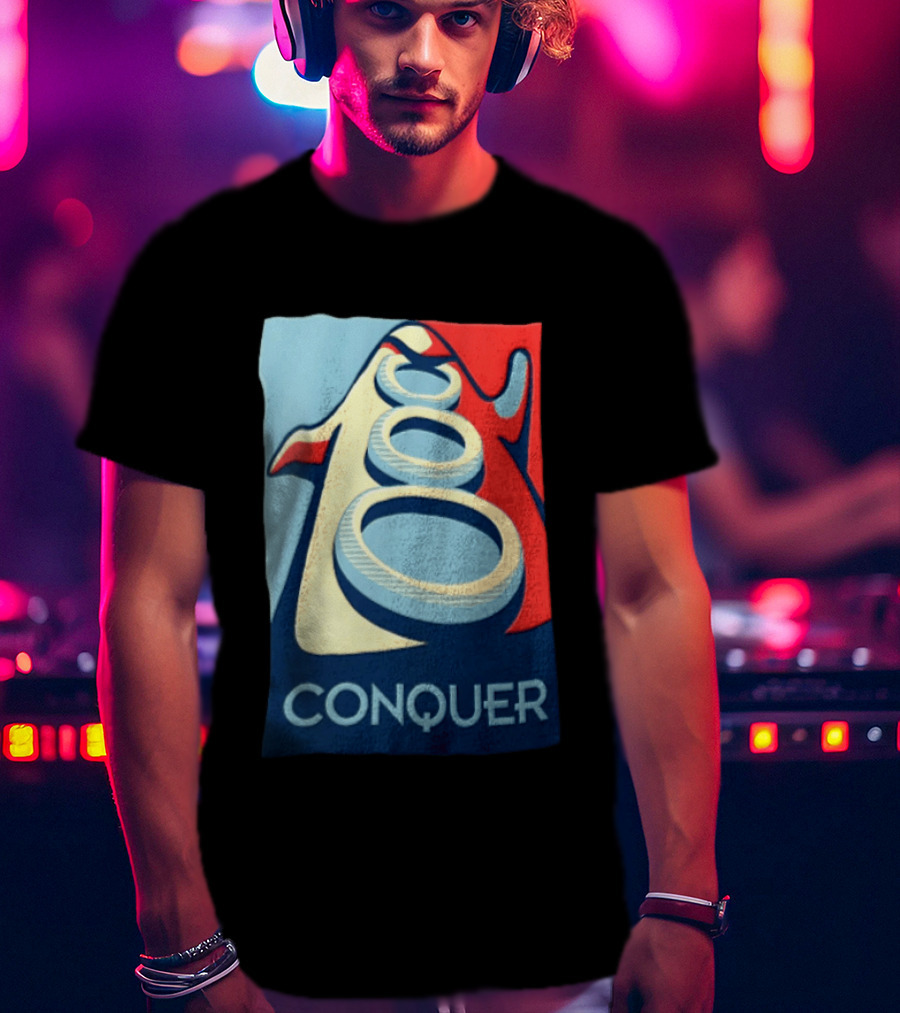 Conquer Penguin Three Rings T-Shirt