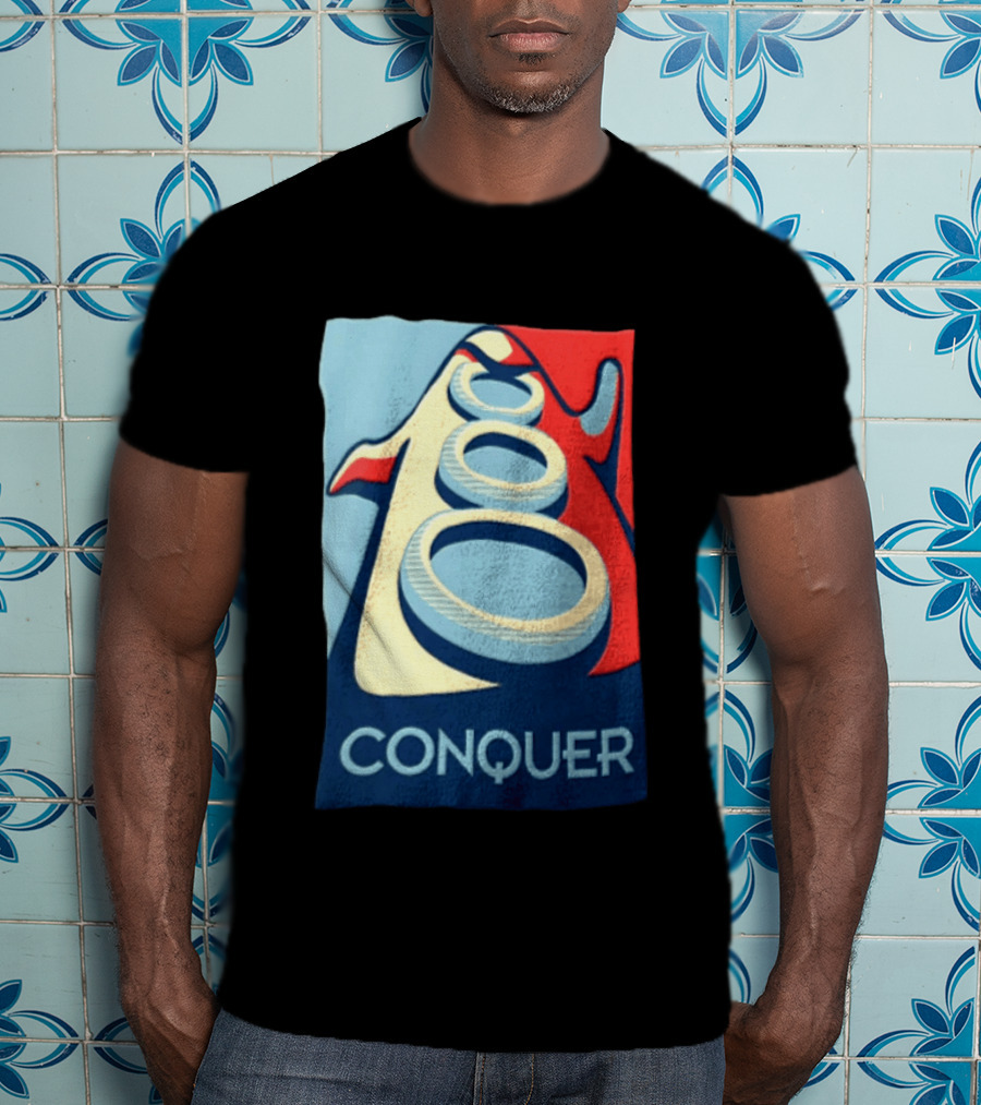 Conquer Penguin Three Rings T-Shirt
