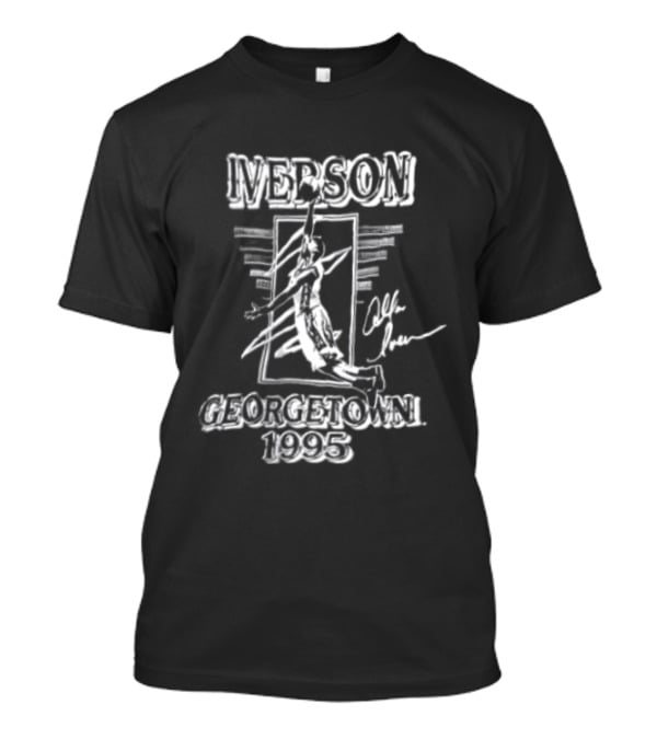 Iverson Georgetown 1995 Allen Iverson Basketball Player T-Shirt