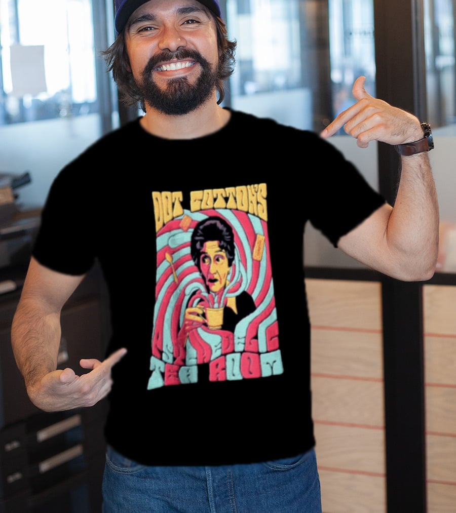 Dot Cotton's Psychedelic Tea Room Eastenders Retro Swirl T-Shirt