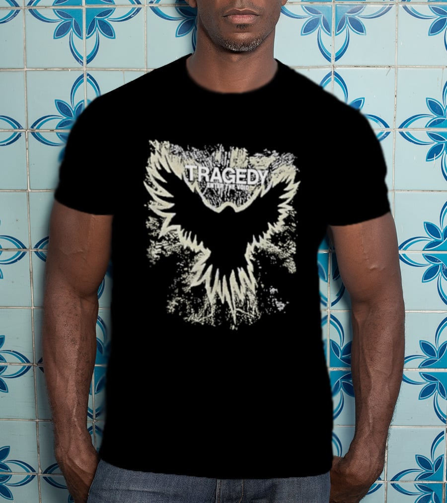 Original Tragedy Band Enter The Void Raven Bird Wings Spread T-Shirt