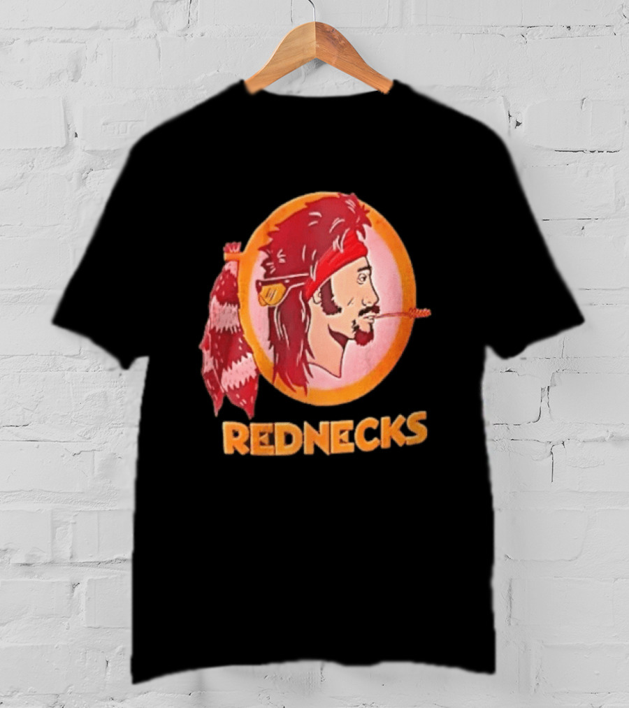 Rednecks Mullet Man Bandana Coonskin Tail Original Washington Alternative T-Shirt
