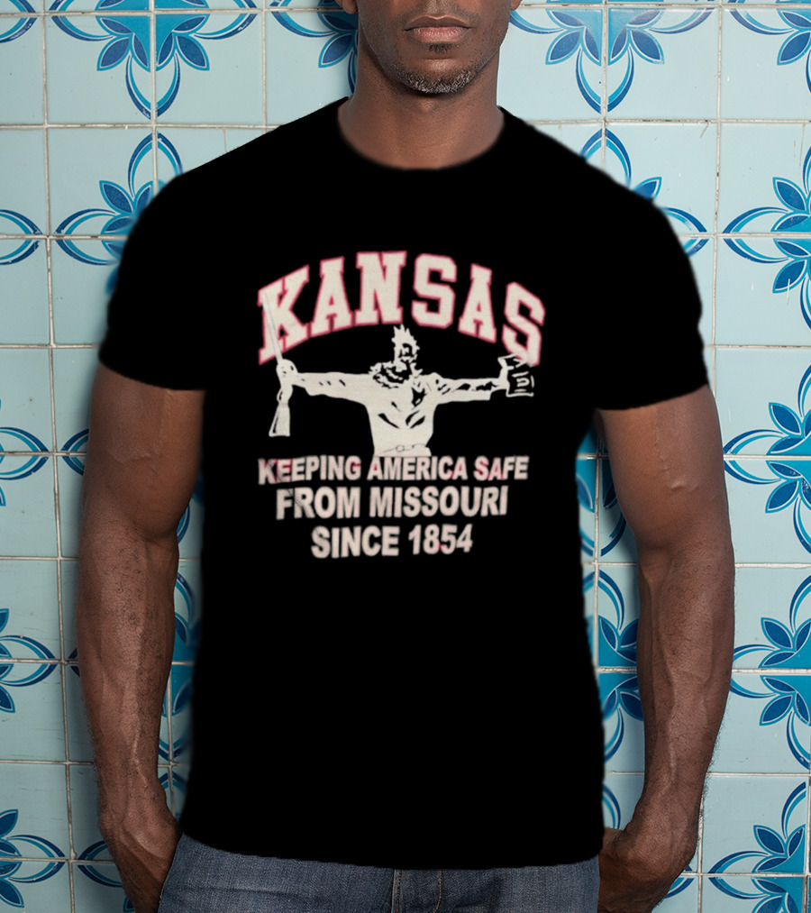 Kansas Keeping America Safe From Missouri Since 1854 Wizard Of Oz T-Shirt