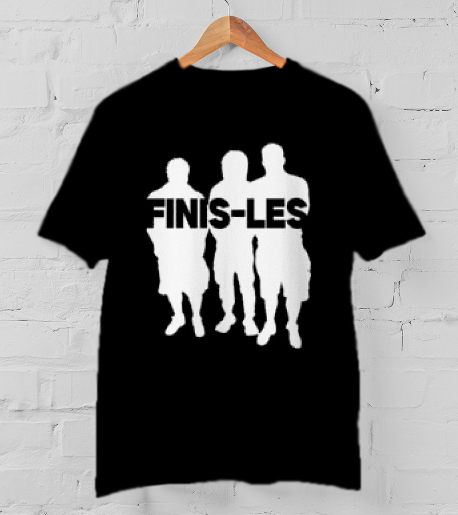 La Feve Store Finis Les Bold Figures White Silhouette Group T-Shirt