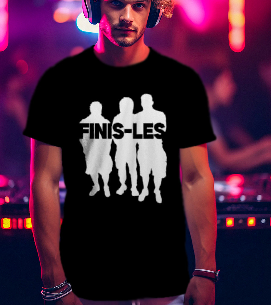 La Feve Store Finis Les Bold Figures White Silhouette Group T-Shirt