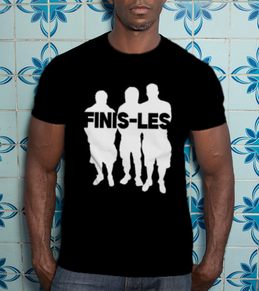 La Feve Store Finis Les Bold Figures White Silhouette Group T-Shirt