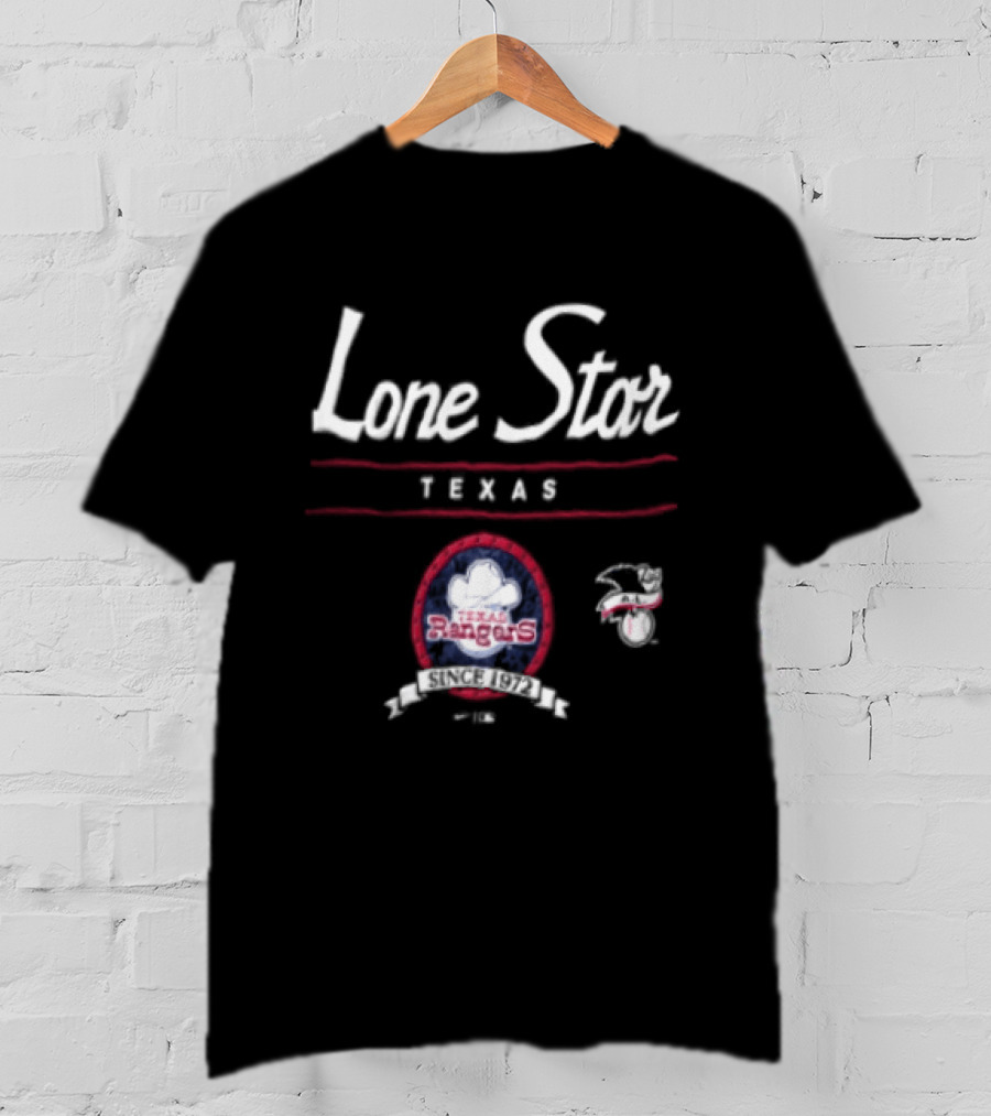 Texas Lone Star Texas Rangers Since 1972 AL MLB T-Shirt
