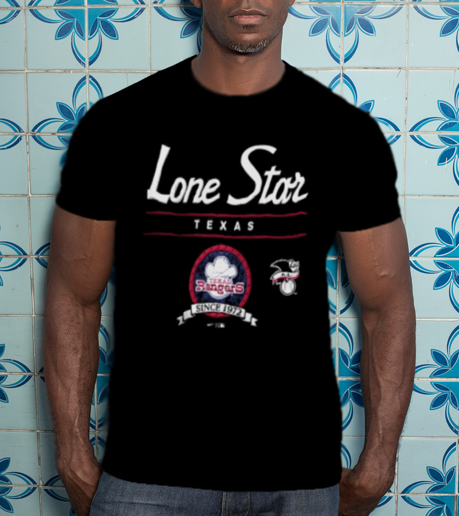 Texas Lone Star Texas Rangers Since 1972 AL MLB T-Shirt