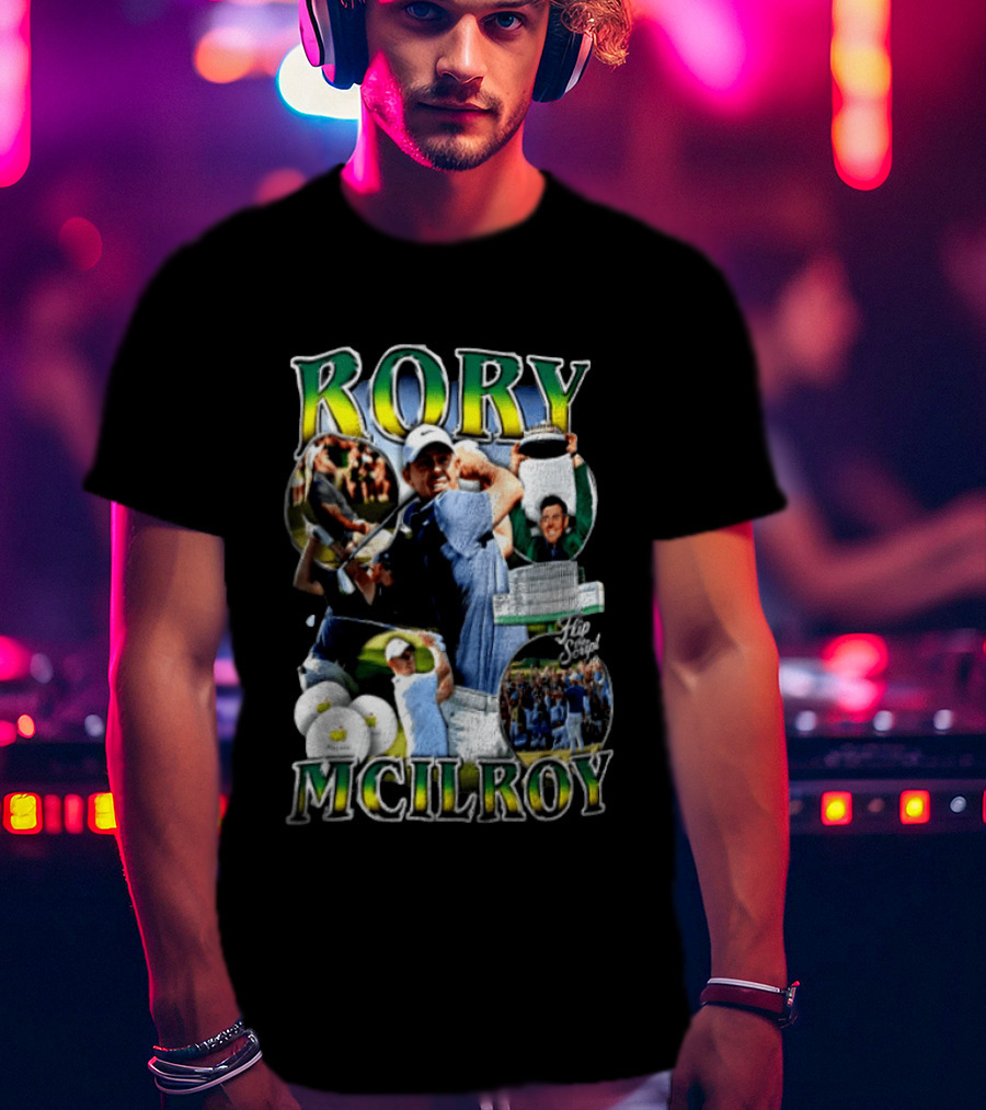 Rory McIlroy Flip The Script Golf Masters Tournament Highlights And Victories T-Shirt