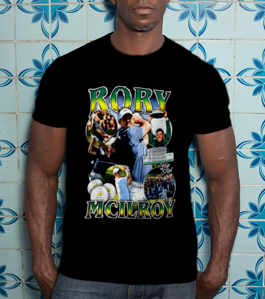 Rory McIlroy Flip The Script Golf Masters Tournament Highlights And Victories T-Shirt