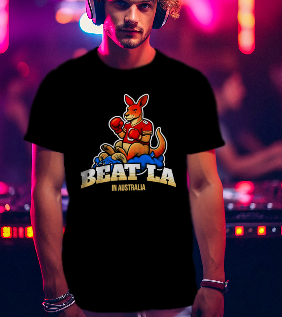San Francisco 49ers Beat LA Kangaroo In Australia T-Shirt